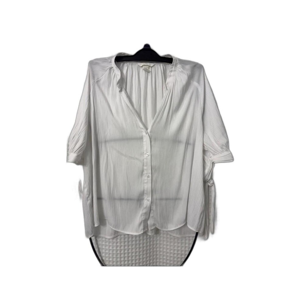 H&M Women's White Blouse Size 12